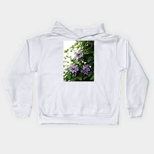 Purple Haze Passifloras Kids Hoodie